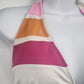 No Boundaries Bikini Top Women's 15/17 XL Fuchsia Pink Orange Halter Swimwear