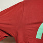 eBay Open 2017 Womens Size XL T-Shirt Short Sleeve Dark Red Cotton Shirt USA NOS