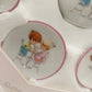 Enesco Precious Moments Porcelain Mini Tea Set “Nothing Sweeter Than A Friend”