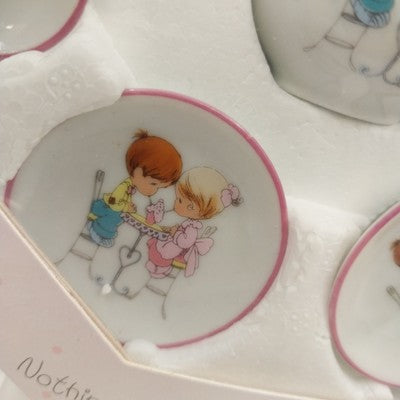 Enesco Precious Moments Porcelain Mini Tea Set “Nothing Sweeter Than A Friend”