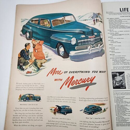 Life Magazine March 3 1947 History of Western Culture Renaissance Man Vintage