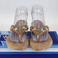 Cliffs White Mountain Inca Sandals Womens 8 Brown Beaded Boho
