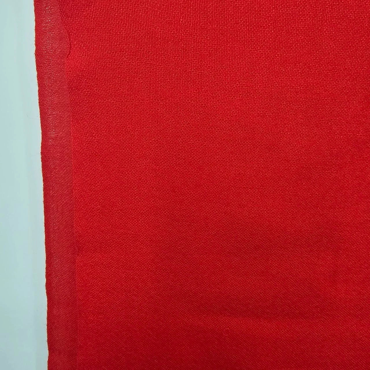 Oversized Red Woven Scarf Blanket Shawl Wide Pashmina Wrap Fringe 35"x88" Large