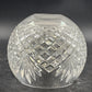 Astral Rose Bowl Vase Full Lead Cut Glass Crystal 5" Deep Fan Diamond Korea