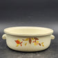 Autumn Leaf Radiance Covered Casserole 2qt Halls Superior Jewel Tea MCM Vintage