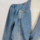 Mossimo Blue Denim Jeans Jacket XXL Long Sleeve 100% Cotton Made in Hong Kong