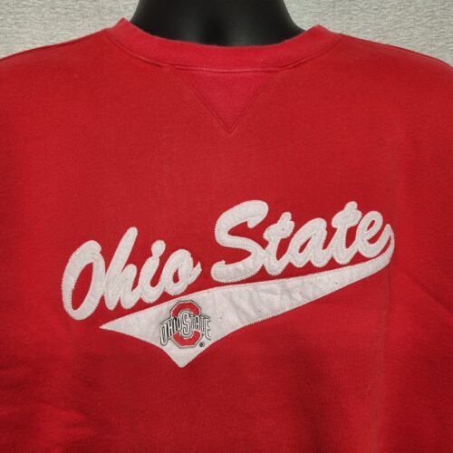 Ohio State University XL Red Crewneck Sweatshirt Men’s Pullover Vintage OSU