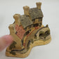 David Winter Miners Row Midlands Collection 1987 Box 2 Lamp Posts Orig Box Vtg
