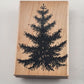 Lot of 3 Holiday & Christmas Themed Wooden Mounted Rubber Stamps Vintage