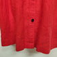 Ralph Lauren Size 2XL Women's Red Button Up Shirt with Cuffed Button Sleeve