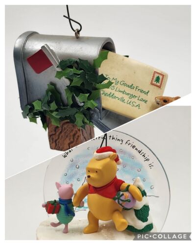 2 Hallmark Keepsake 2005 Christmas Ornaments TRUE FRIENDS & To My Gouda Friend