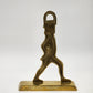 Virginia Metalcrafters Pair of Brass Hessian Soldiers Door Stoppers Bookends Vtg