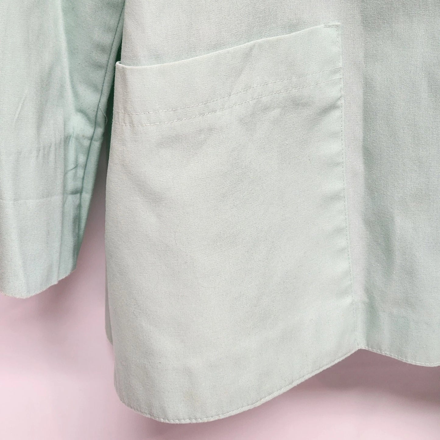 Cape Cod Women’s Jacket 24W 3XL Seafoam Mint Green Pockets Vintage Lightweight