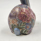 Ethan Allen Home Collection Ceramic Bunny Rabbit Figurine Pink Blue Floral 6"x3"