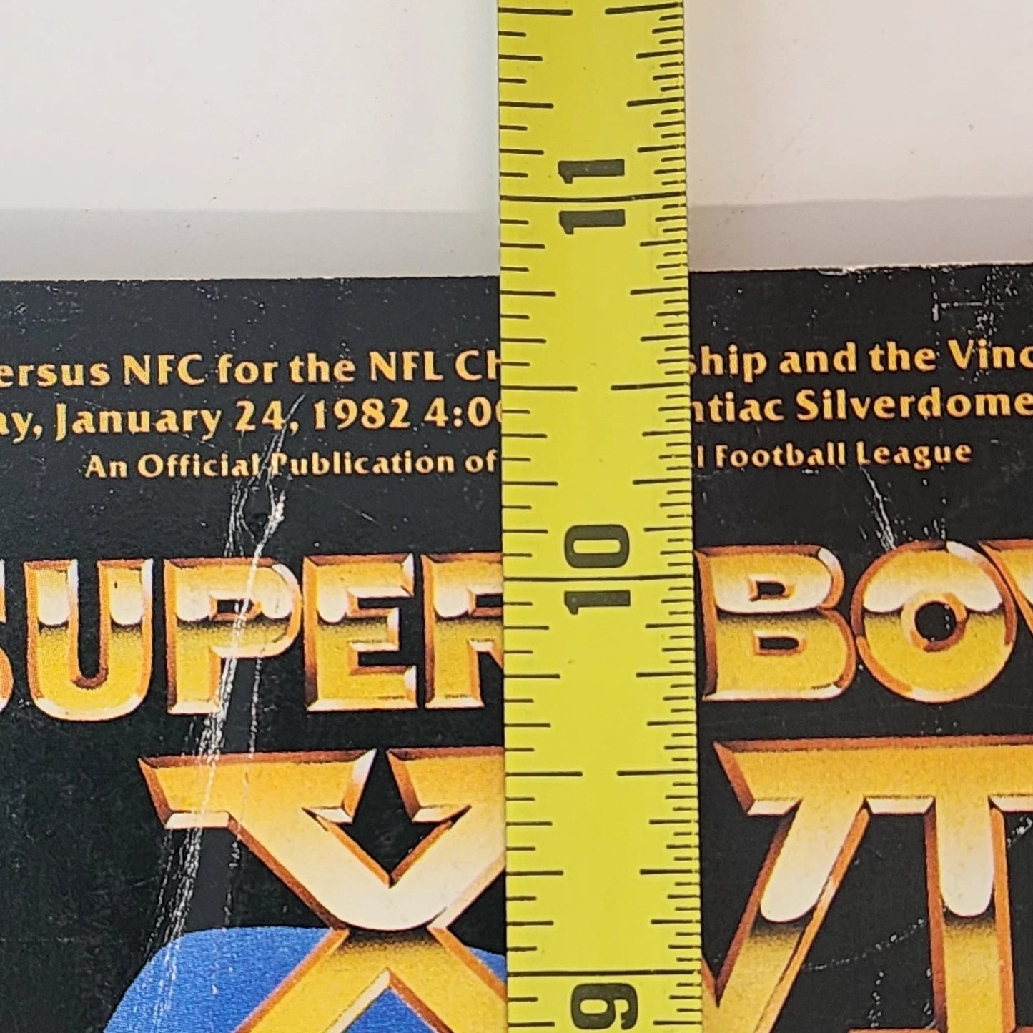 Super Bowl XVI 1982 Official NFL Game Program 49ers vs Bengals Joe Montana MVP