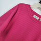 Colter Bay Sport Shirt Women Small Pink Short Sleeve Poly Cotton Casual Top