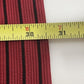 Grand Slam Golf Shirt Mens XL/XG Red Polo Black Pin Stripe Button 100% Polyester