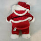 2000 Snowflake Teddy Bear Plush Red Velvet Christmas Large 22in