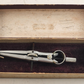 Compass Instrument And Optical Drawing/Drafting Tool With Original Case Vintage