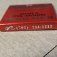 Silver Slipper Gambling Casino Saloon Las Vegas Nevada Matchbook Unused Vintage