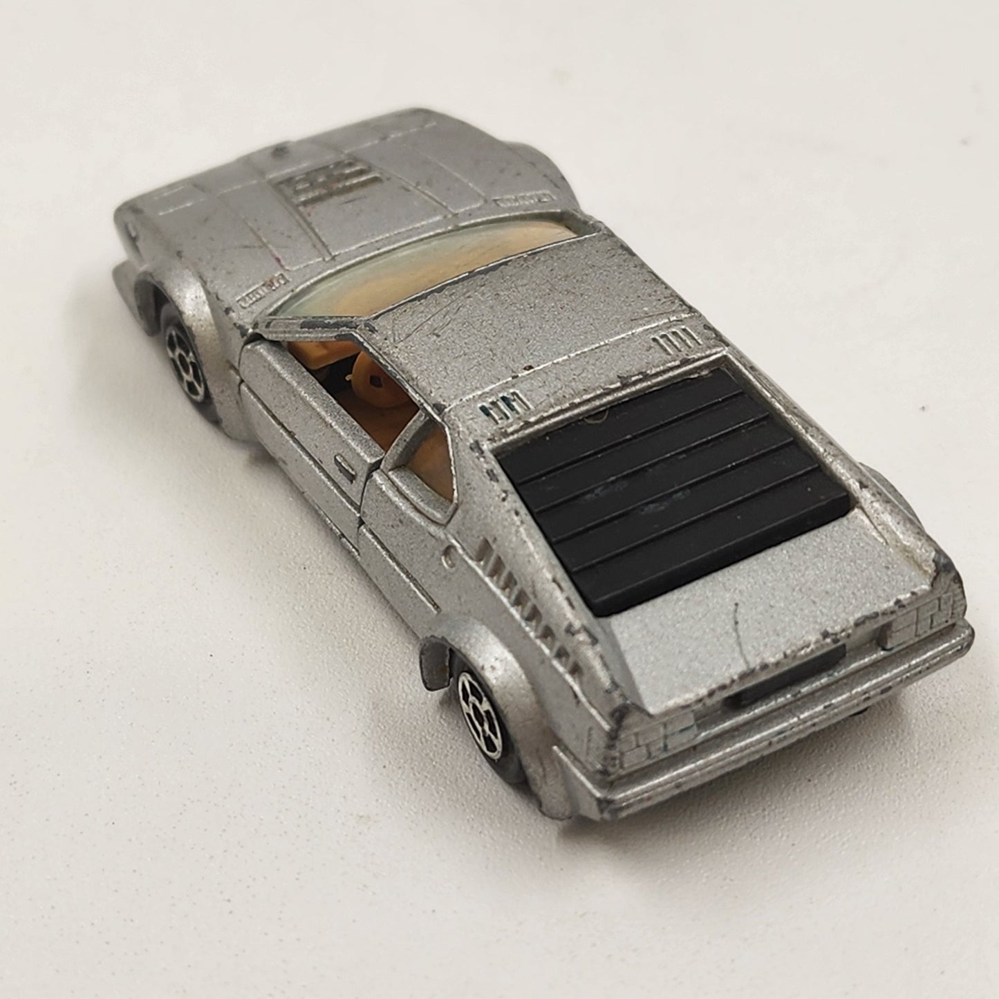King Star BMW M1 Diecast Car Vehicle 1:60 Scale Silver Gray Toy Collection 1980