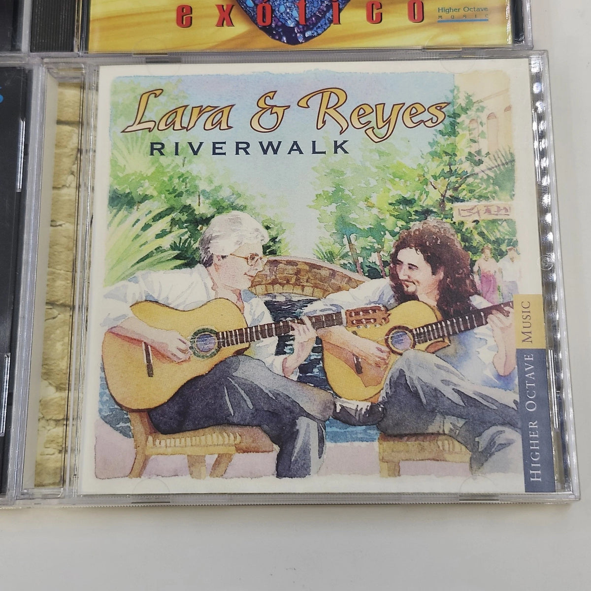 Lara & Reyes 5 CD World Jazz Exotico Riverwalk Two Guitars Latin Higher Octave