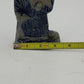 Rowe Pottery Works Salt Glazed Santa with Tree Cat and Christmas Goose 1995 Vtg