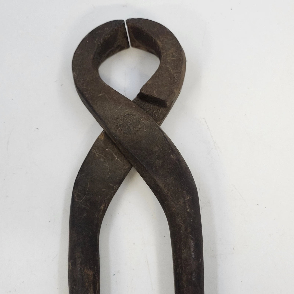Diamond No. 141 Farrier Horseshoe Nail Nipper Cutter 10" Forged Steel Vtg Tool