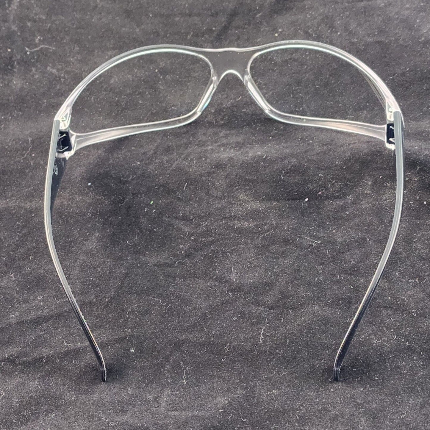 ERB Boas Safety Glasses Work Eye Protection Wraparound Lens High Impact Z87.1 (Smoke, Clear)
