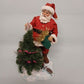 Santa's Christmas Glow Figurine Fiber Optic Clothtique Possible Dreams 15103 Box