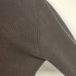 Faded Glory Dark Brown Cable Knit Turtleneck Sweater XL