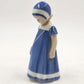 Else in Blue Dress Porcelain Figurine 1574 Royal Copenhagen Bing & Grondahl