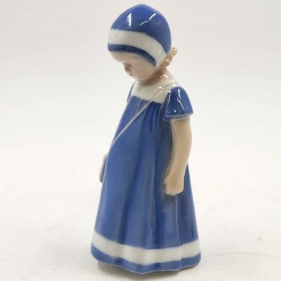 Else in Blue Dress Porcelain Figurine 1574 Royal Copenhagen Bing & Grondahl
