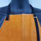 Welding Split Leather Bib Apron Rust 24x48 Inch Blacksmith Carpenter