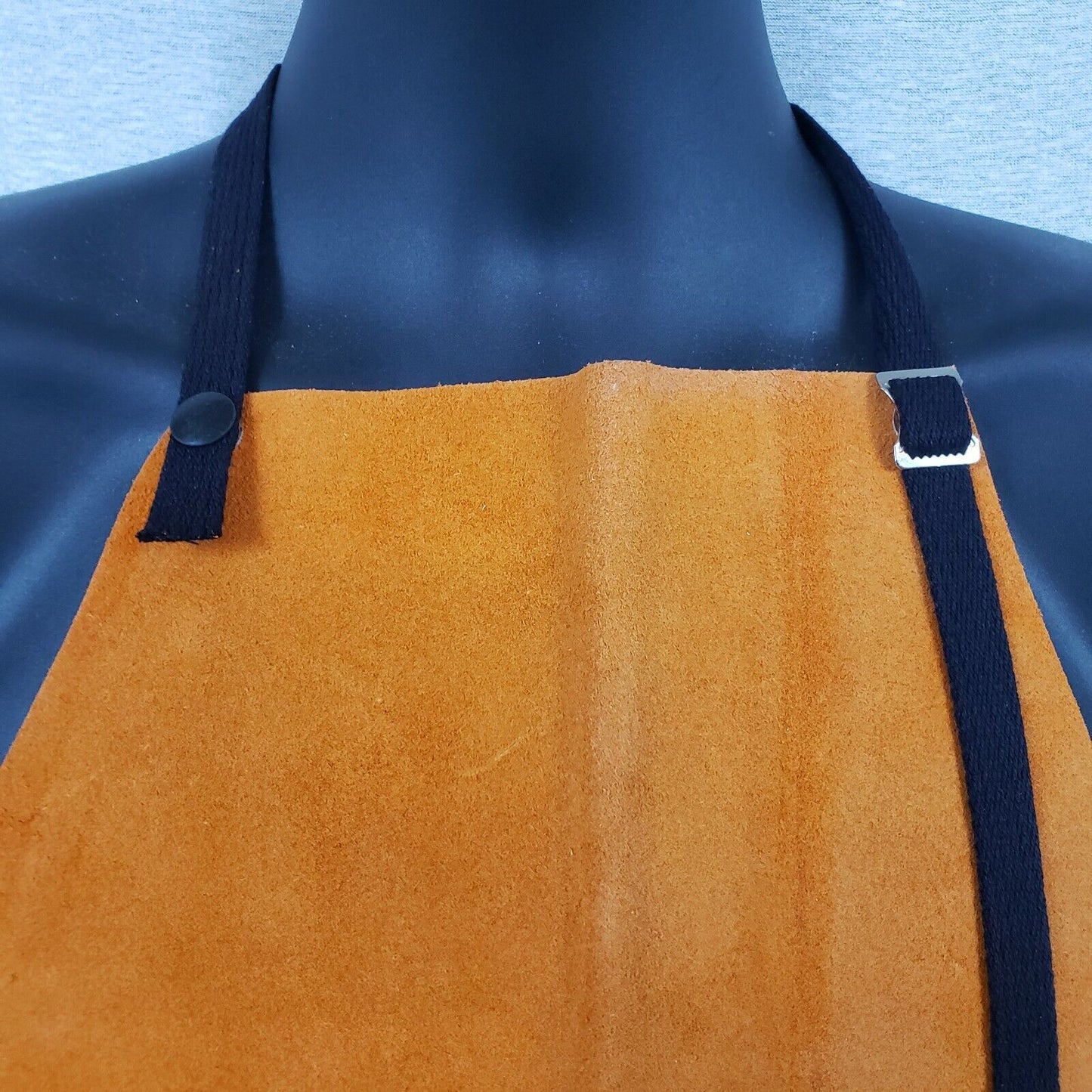 Welding Split Leather Bib Apron Rust 24x48 Inch Blacksmith Carpenter
