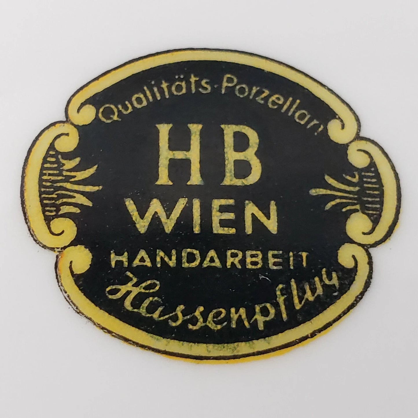 Wien Staatsoper Vienna Opera Porcelain Plate Gold Trim Decorative Austria 7.75"