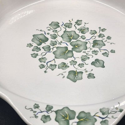 Corelle Coordinates Callaway Ivy 9" Deep Pie Plate Stoneware w/ Handles
