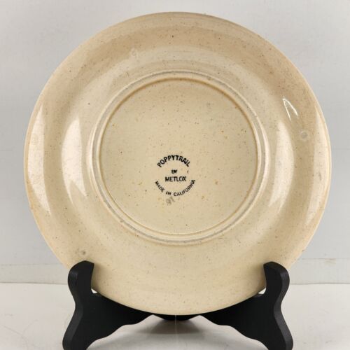 Poppytrail Homestead Provincial Salad Plate 7.5" by Metlox Tan Colonial Setting