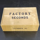 Factory Seconds Number 30 Empty Cigar Box Cardboard Hinged Storage 8.5" Vintage