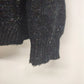 Studio Works Womens Large Knit Sweater Jacket Black Cowl Neck