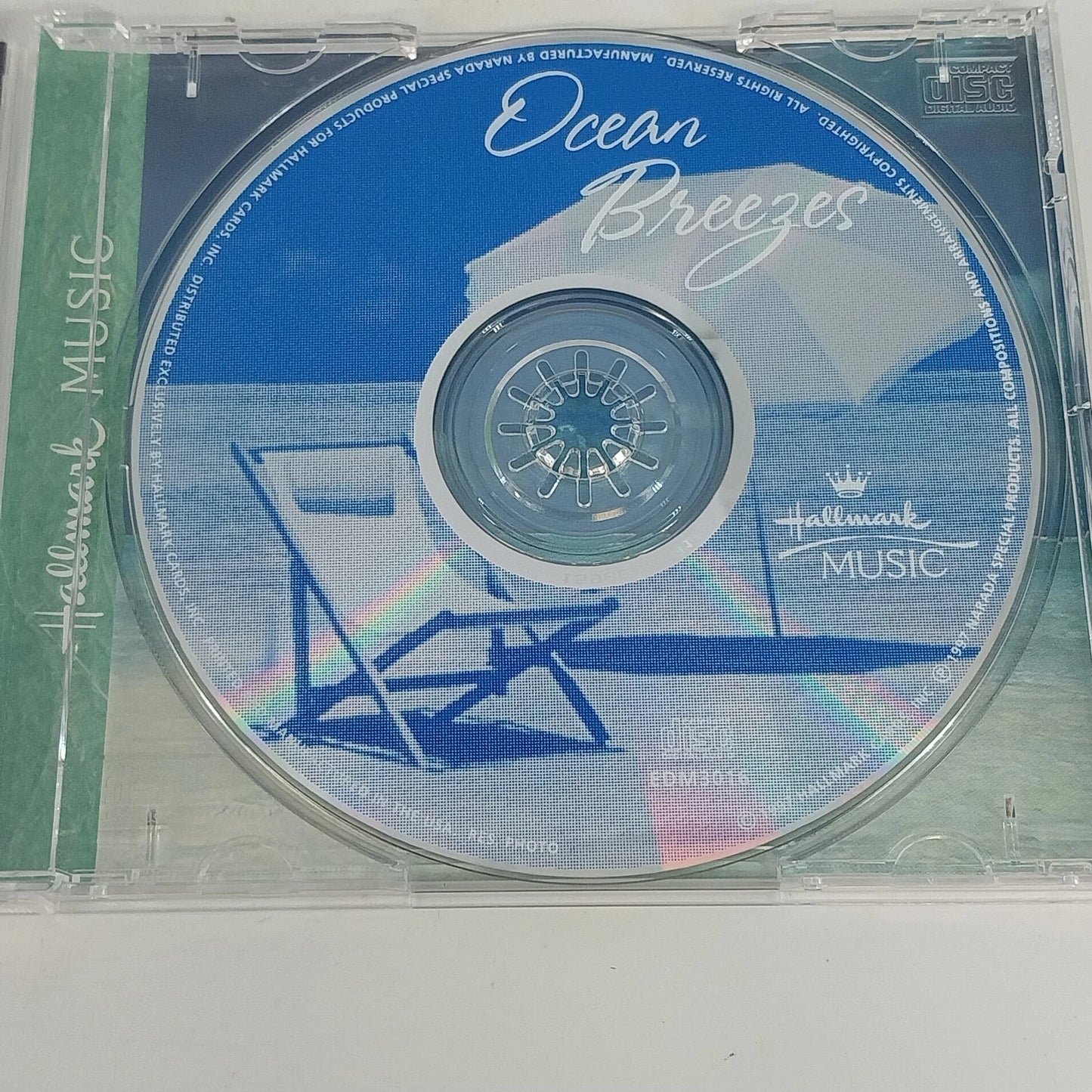 Hallmark Ocean Breezes Soft Sounds of the Seashore CD Narada Instrumental 1997