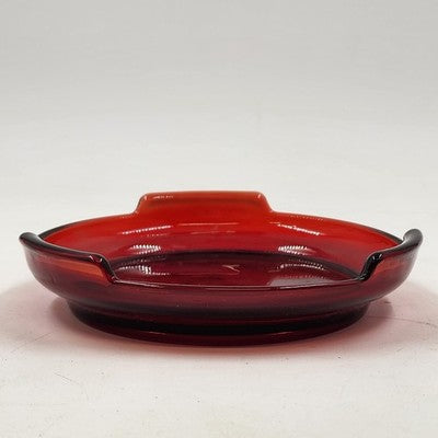 Punch Bowl Stand Base Only 5.25" Royal Ruby Red Glass by Anchor Hocking