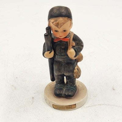 Goebel Hummel Chimney Sweep #12 TMK 2 2/0 Crazing Present 4" 1950's W Germany