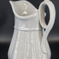 Antique Davenport White Ironstone Water Pitcher Staffordshire