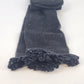 Nicole Miller NY Over The Knee Socks Sz 9-11 Grey Knit OTK Tights High Socks NWT
