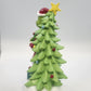 Ruz Dr. Seuss The Grinch Christmas Wreath Tree Figurine 12.5" Santa Hat & Gift