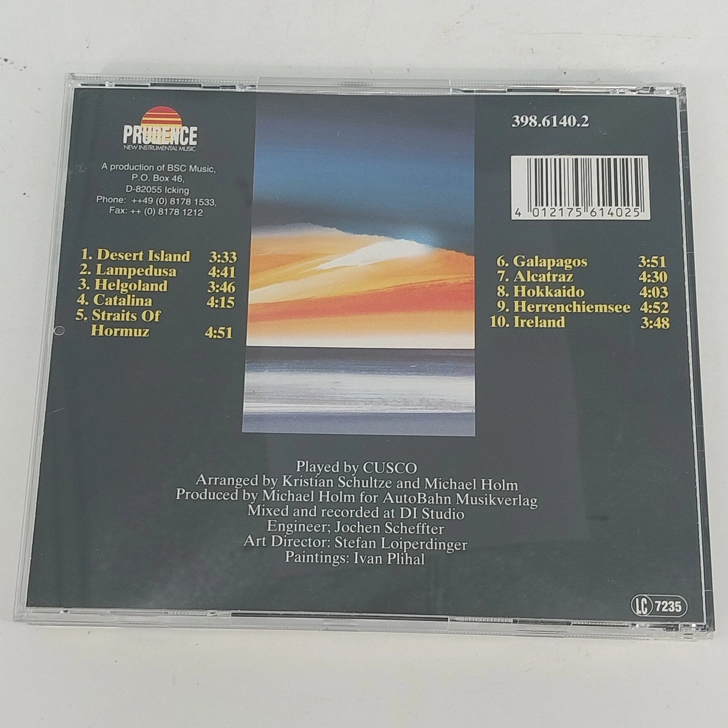 Cusco Desert Island CD 1989 Prudence Ambient New Age Electronic Prog Rock