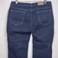 Riders Women's Dark Blue Denim Jeans Pants Size 14P High-Rise Straight Legged