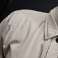 Liz Claiborne Chic Beige Cotton Shirt Dress Button Front with Belt Pockets Sz 4