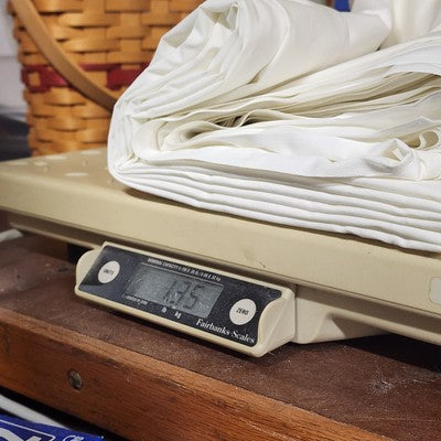 Martex Luxor Solid White Twin Flat Sheet w Embroider Brown Bamboo Lattice Edge